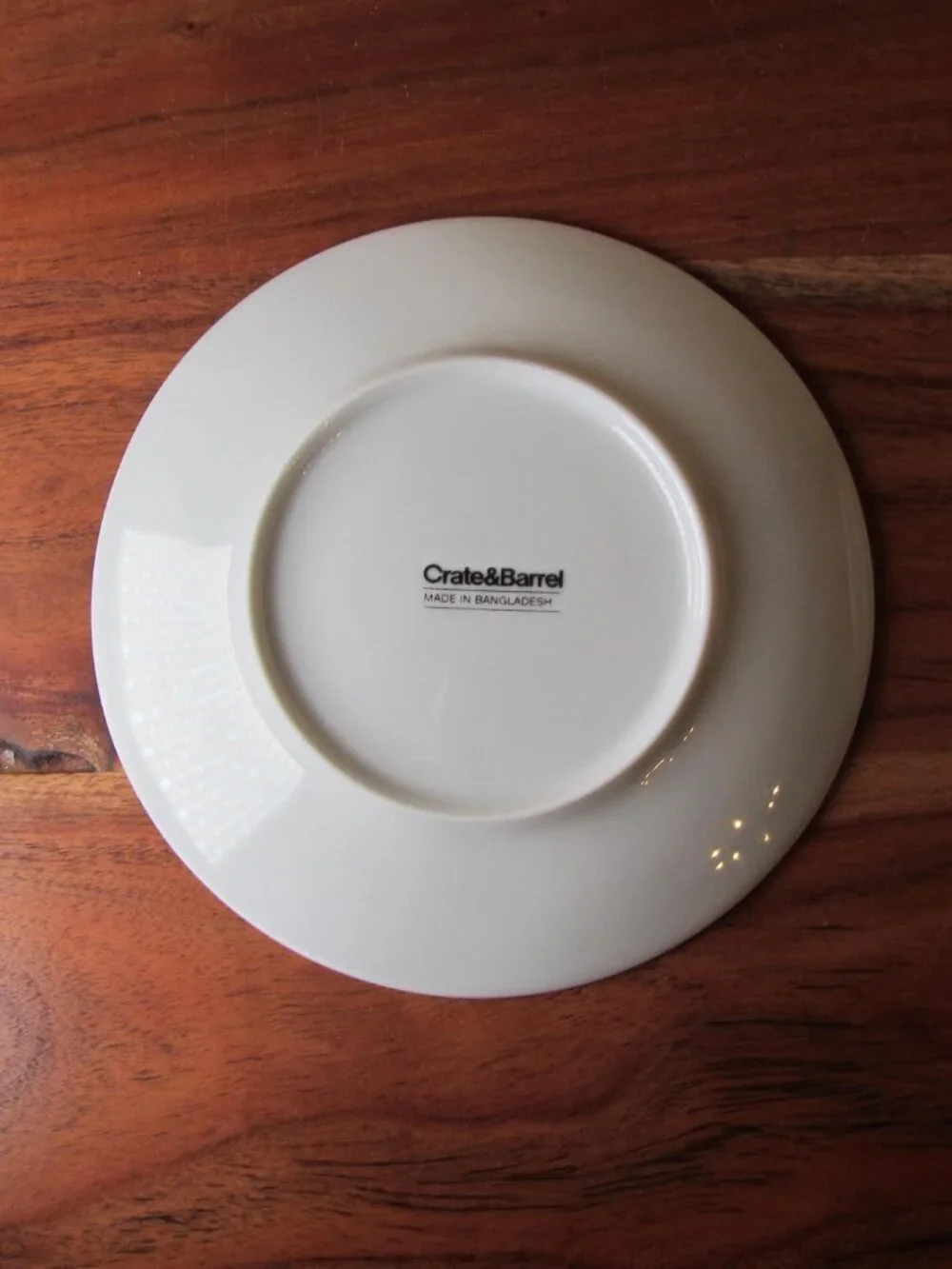 Crate & Barrel Christmas Holiday Appetizer Plates Set of 4 Evergreen (W6627)